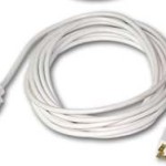 white extension cord